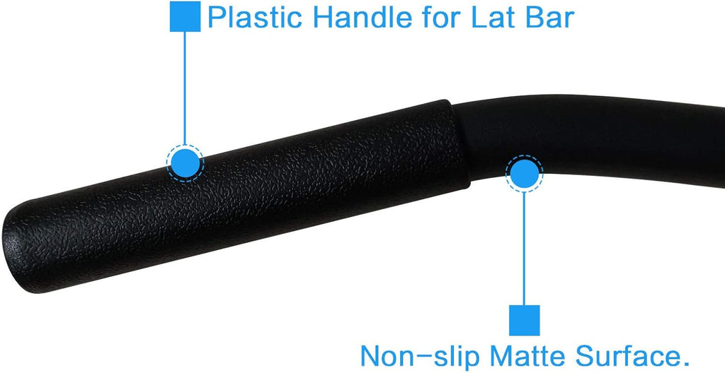 Skiennix Lat Pulldown Bar - 29/39/48 Inch Wide Grip with Non-Slip Handle for Home Gym Training