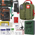 OD Green Trauma Kit with Tourniquet & Splint - Emergency First Aid for Outdoors