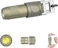 OLIGHT iUltra Rechargeable EDC Flashlight - 80 Lumens Mini LED Keychain Light | Olive Green, Perfect for Everyday Carry and Emergencies