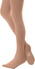 DUCMODA Girls’ Convertible Ballet Tights - Ultra-Soft Transition Dance Stockings | 1-3 Pairs for Kids
