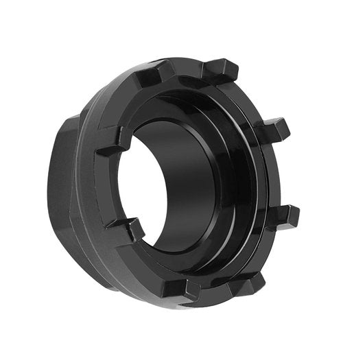 QKURT Lockring Tool, 8-Tooth Splines Bottom Bracket Tool Sealed Cartridge Tool Compatible with SRAM Truvativ ISIS 8-Notch Bottom Bracket Cups