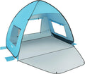 TOBTOS UPF 50+ Beach Tent - Easy Setup Sun Shelter for 2-3 People | Portable UV Protection Canopy with Carry Bag