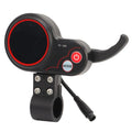 Fockety Electric Thumb Throttle with LCD Display, 6 Pin Connector Electric Scooter Display Panel with Speed Gear Power Mode, Finger Throttle for Kugoo M4 Electric Scooter