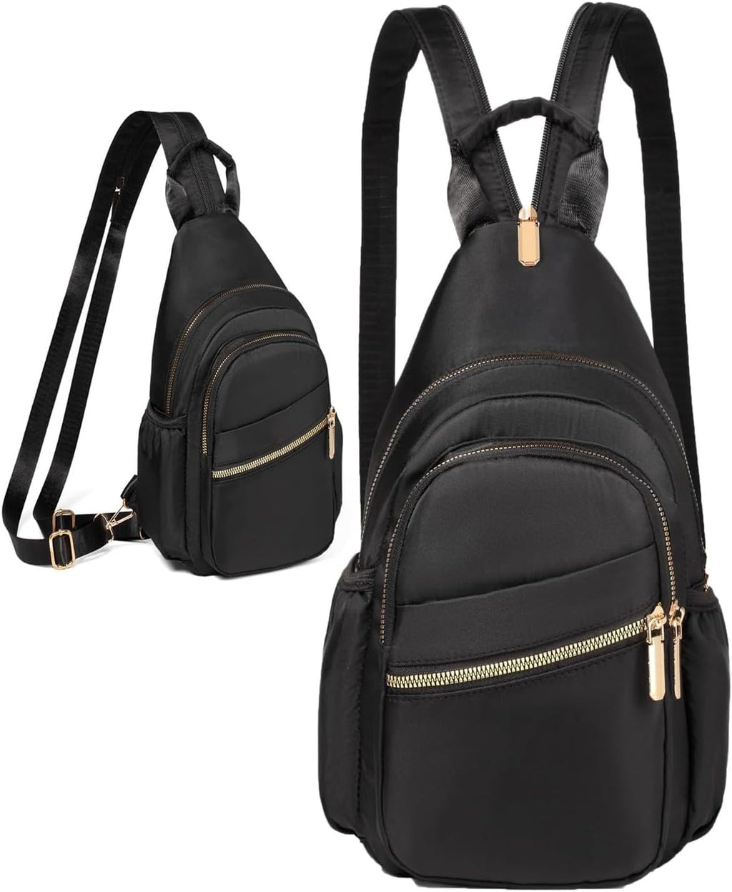 Xsecnua Crossbody Sling Bag - Mini Convertible Backpack for Women | Ideal Travel Daypack