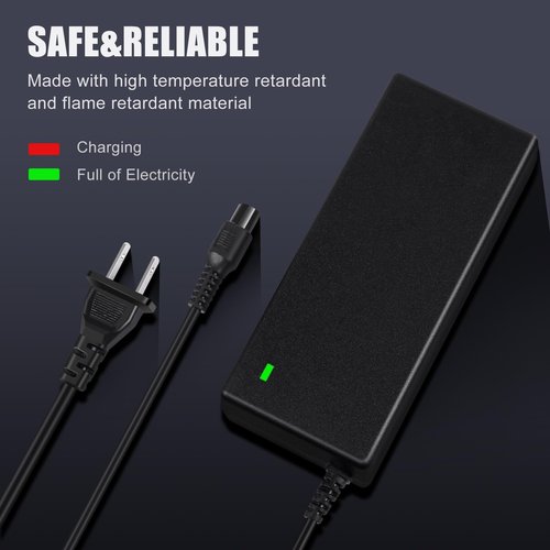 70W 63V 4-Pin Charger Replacement for Segway Ninebot S/Mini PRO/Mini lite / L8 / One A1/ One S2/ S-MAX, N3M240, N3MM240,Go Kart Kit, Gokart PRO4 with 4 Prong