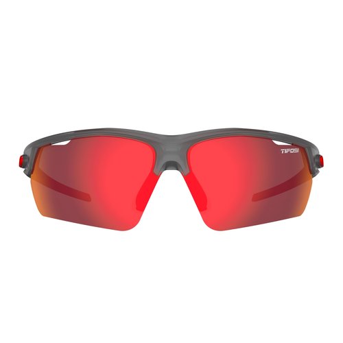 Tifosi Optics Navar FC Sunglasses (Satin Vapor, Smoke Red Mirror)