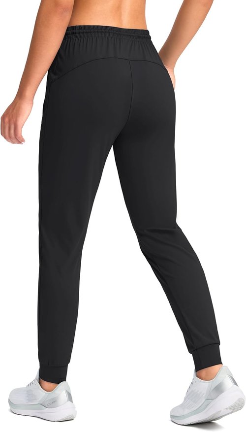 G Gradual Women's Joggers - Tapered Sweatpants with Zipper Pockets for Running & Lounge | Comfortable Fit