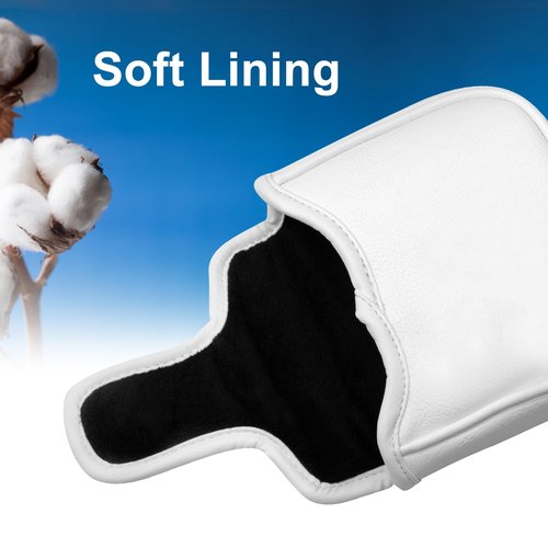 Golf Mallet Headcover Golf Club Head Covers with Strong Magnetic Headcovers Fits Most Mallet Putters, Scotty Cameron, Taylormade, Odyssey, Titleist, Ping, Callaway Mallet Putter Head Cover (Dinosaur)