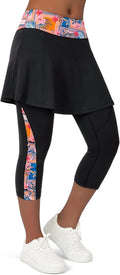 ANIVIVO Women's Skirted Leggings - Stylish Yoga & Tennis Leggings with Pockets | Comfortable Fit