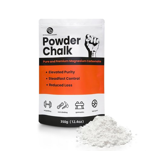 DYNAMICCOMBO Climbing Chalk | Ultra-Fine Chalk Powder for Rock Climbing & Bouldering | Smooth Coverage & Strong Grip | 12 oz