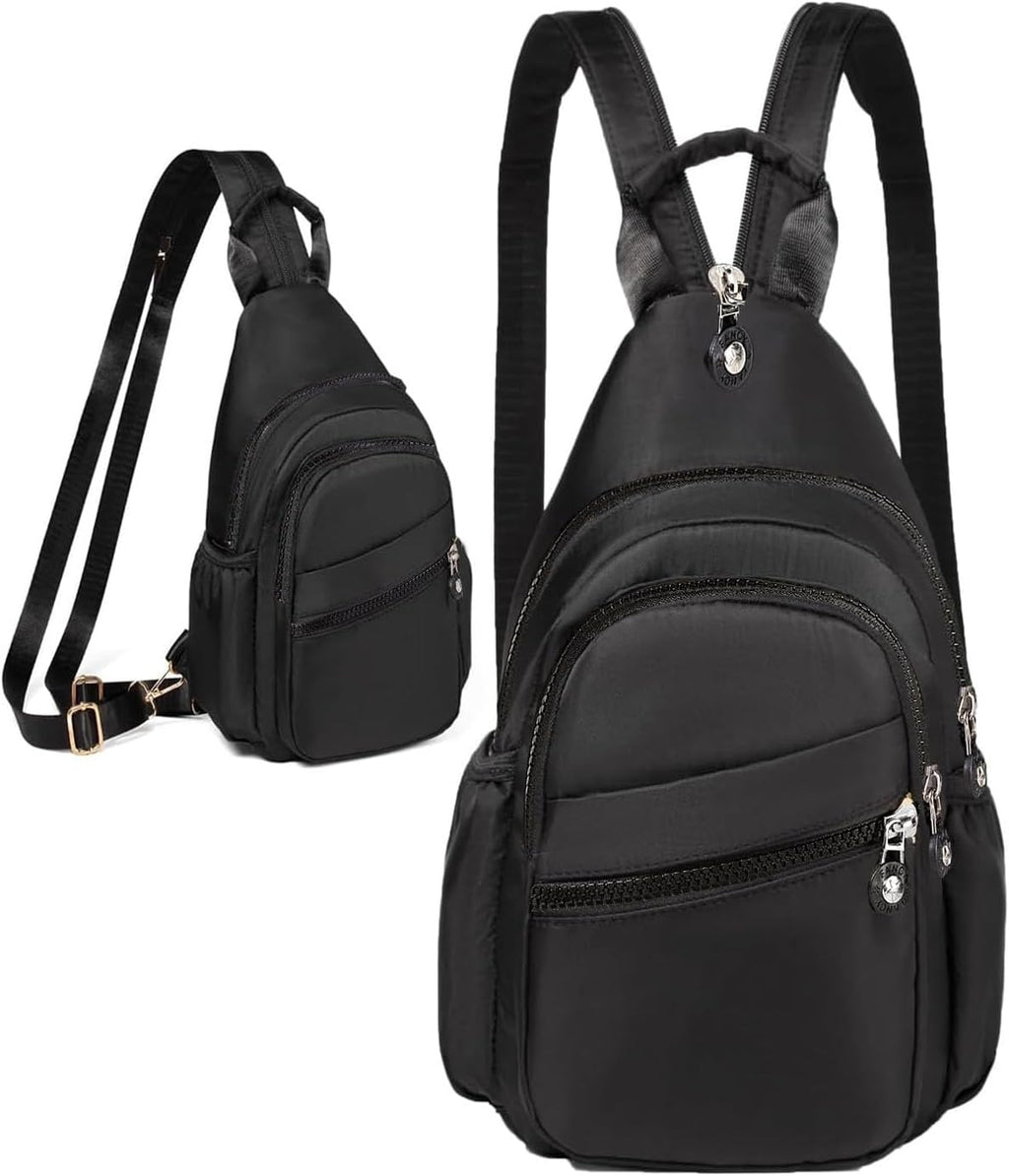 Xsecnua Small Crossbody Sling Bag - Versatile Mini Backpack for Travel | Stylish Chest Bag