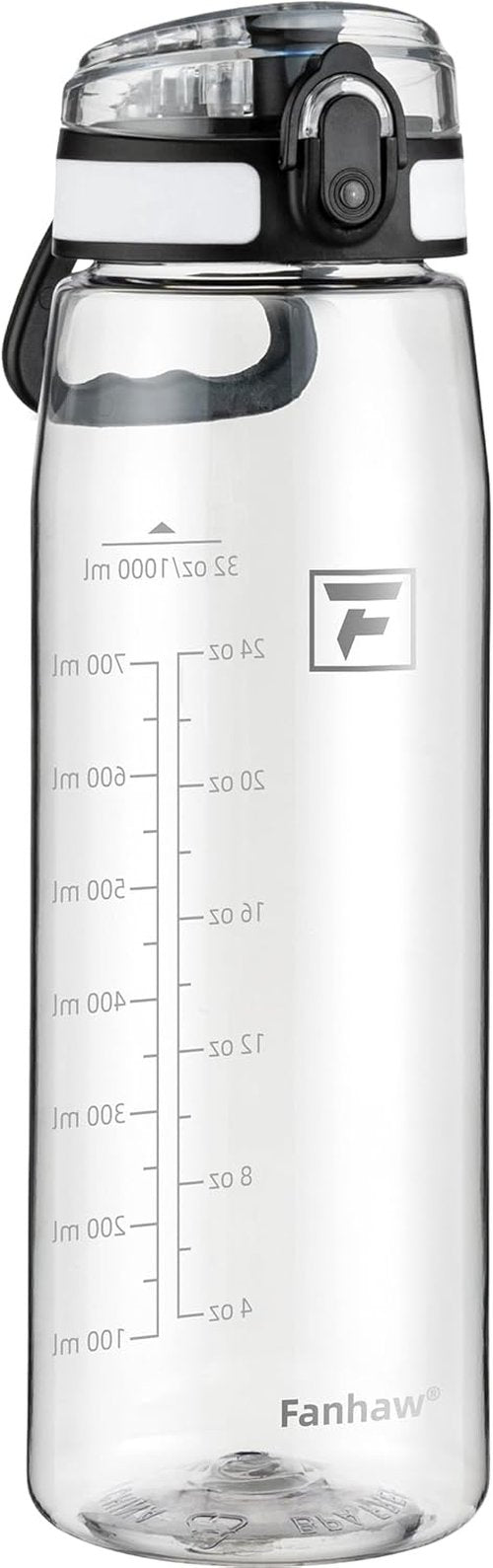 Fanhaw 32 oz Tritan Water Bottle - BPA-Free, Lightweight, Leak-Proof | Ideal for Gym, Travel, and Sports