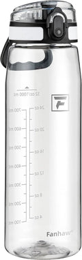 Fanhaw 32 oz Tritan Water Bottle - BPA-Free, Lightweight, Leak-Proof | Ideal for Gym, Travel, and Sports