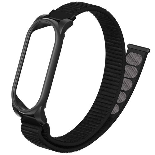 Hexasider Nylon Wristband + PC Frame Compatible with Plaud NotePin AI Recorder Band, Upgraded Soft Replacement Strap Case for PlaidNote Pin Accessories Women Men