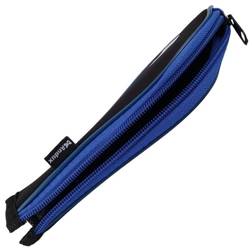 Andux 12pcs/Set Golf Iron Club Head Covers Number Print Long Neck with Zipper Black/Blue