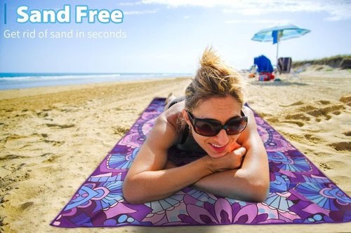 Microfiber Towel | Sand-Free, Quick-Dry Absorbent Towels for Beach, Gym & Travel - XL 71x32, 4 Pack