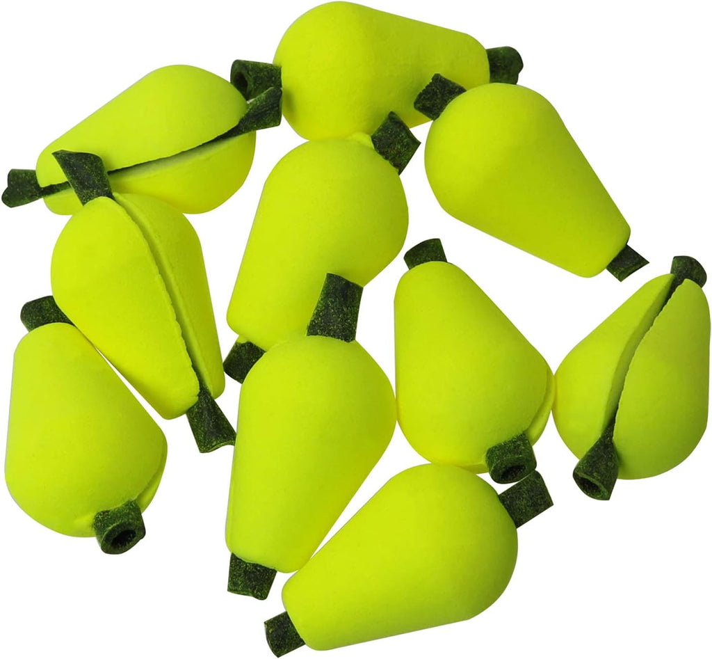 Skiennix Float Foam Tear Drop Strike Indicators - 20pcs in Fluorescent Yellow & Orange Red
