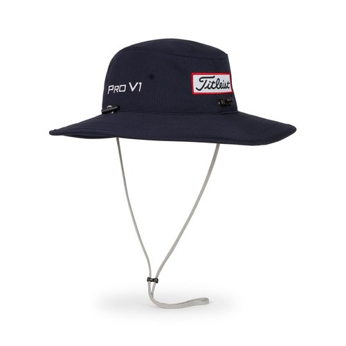 Titleist Men's Tour Aussie Golf Hat, Navy/White