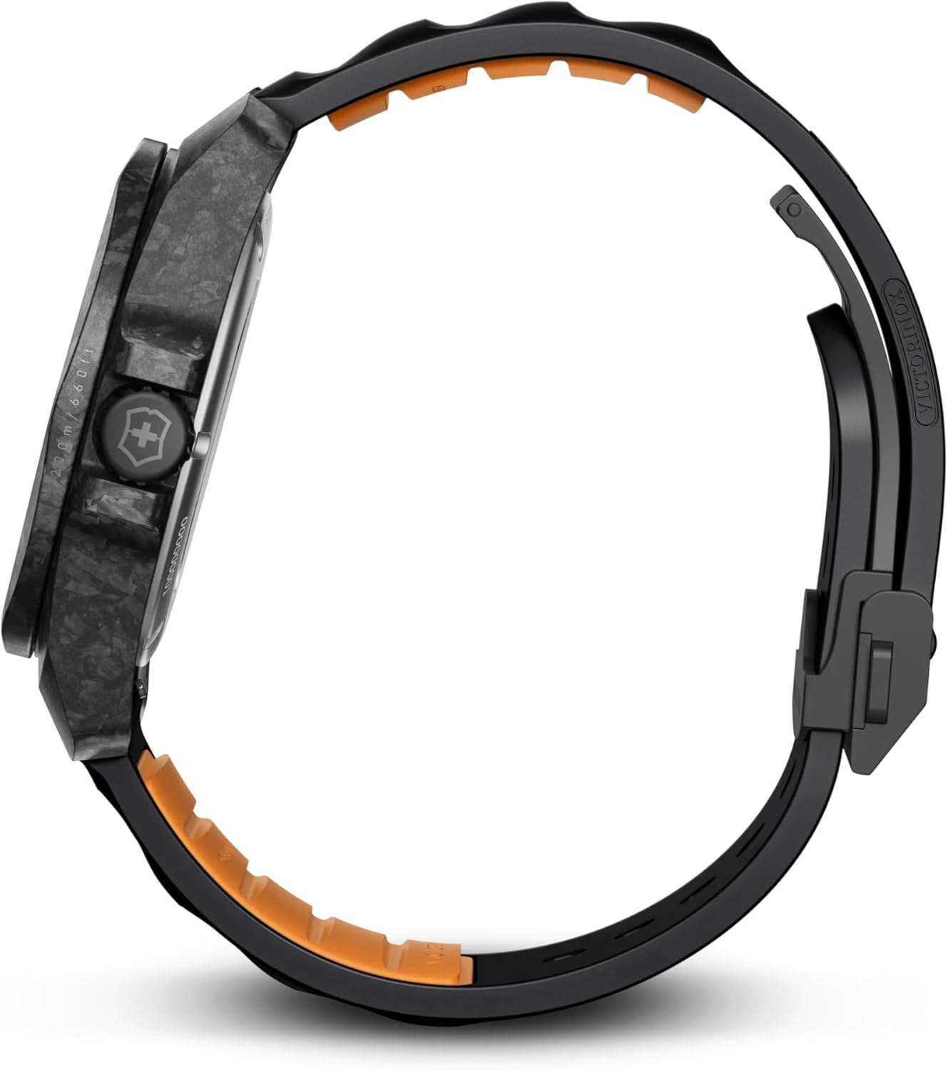 Victorinox I.N.O.X. Automatic Watch - Black Dial & Rubber Strap, 41mm | Durable & Stylish Timepiece