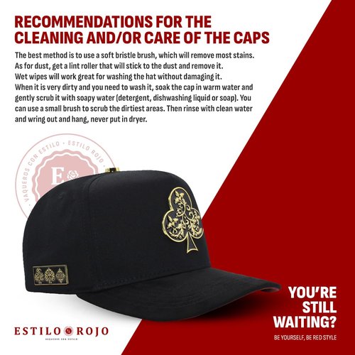 Ferreti Hats FT117 Black Clover Hat - Premium Black Clover Hats for Men and Women, Black Snapback Hat, Ball Caps for Men for Any Occasion, Clover Trucker Hat, Gorra para Hombre Ajustable