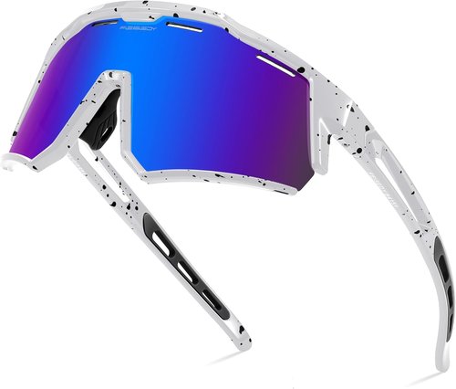 FEISEDY Polarized Sports Sunglasses - Lightweight TR90 Cycling Glasses for Men, Women & Teens | B4151