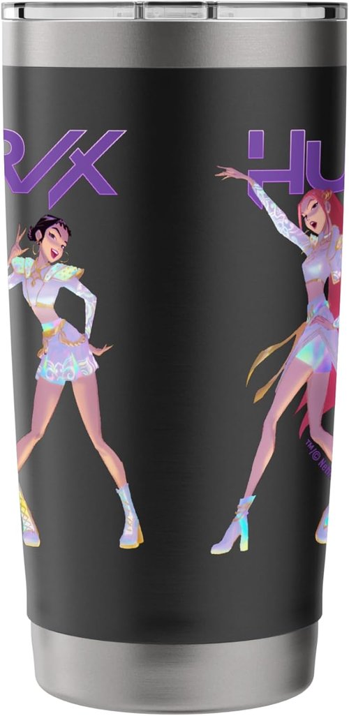 HUNTR/X KPop Demon Hunters Insulated Stainless Steel Tumbler - Officially Licensed, Durable Design