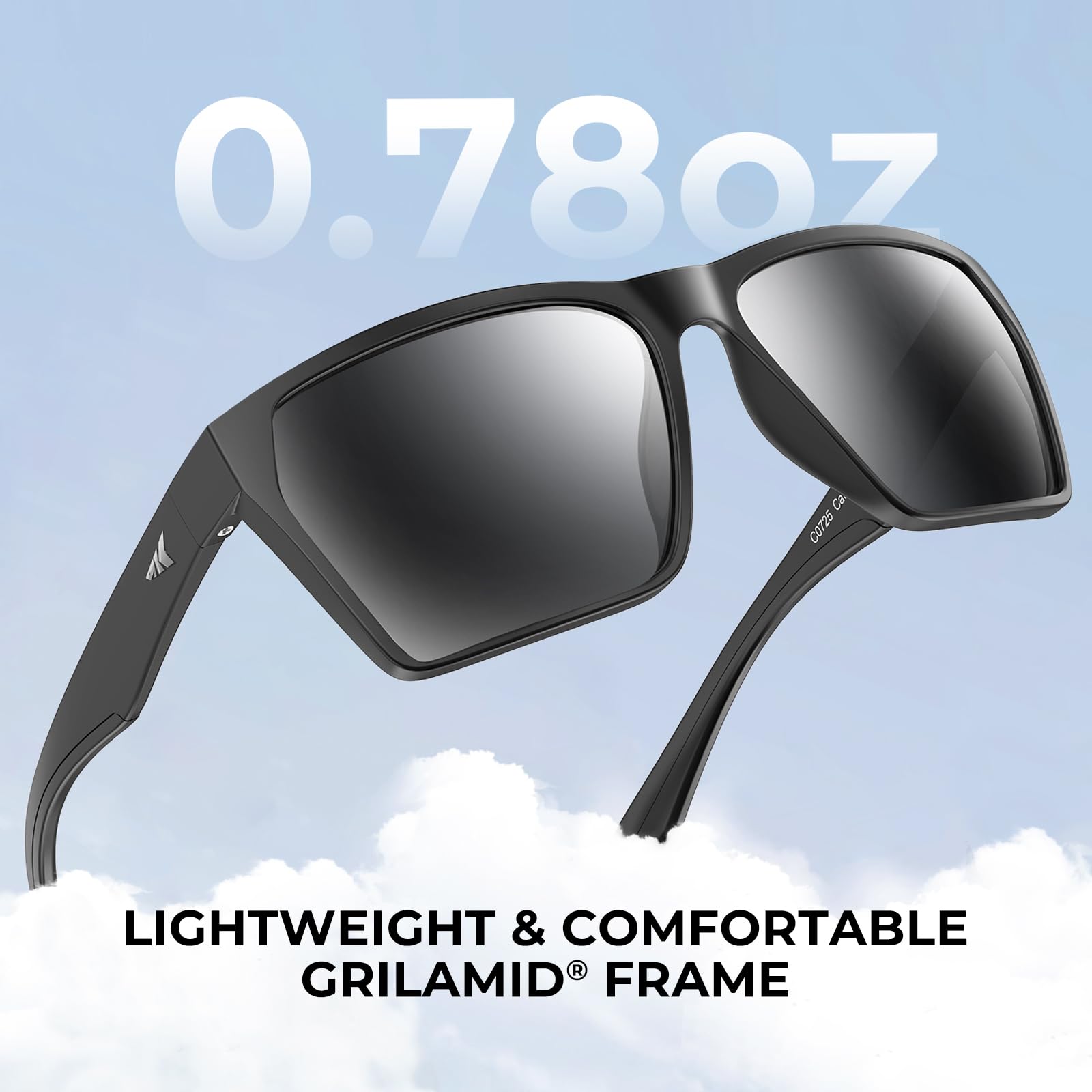 KastKing Beartrap Polarized Sports Fishing Sunglasses, With PuriVex Protective Lens Coating, Square Frame Design, Men Women