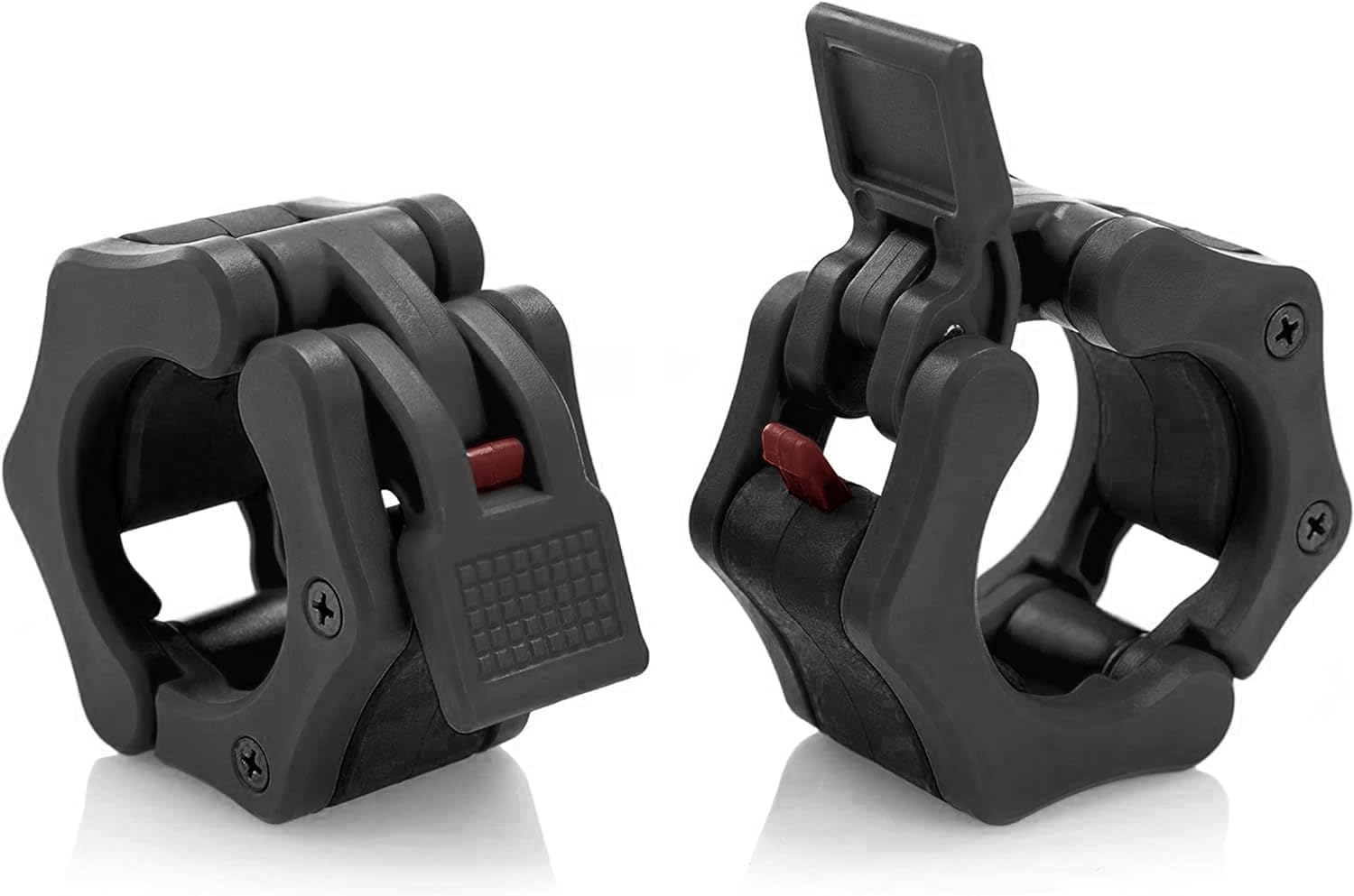 Olympic Barbell Collar - 2-Inch Quick Release Locking Clips for Weightlifting & Fitness Training