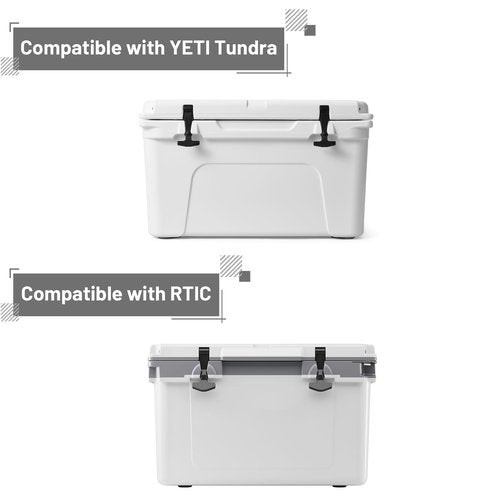 Omoojee Cooler Beverage Holder, Biforous Cooler Cup Holder Compatible with YETI Tundra Coolers, Compatible with RTIC Coolers, Cooler Accessory