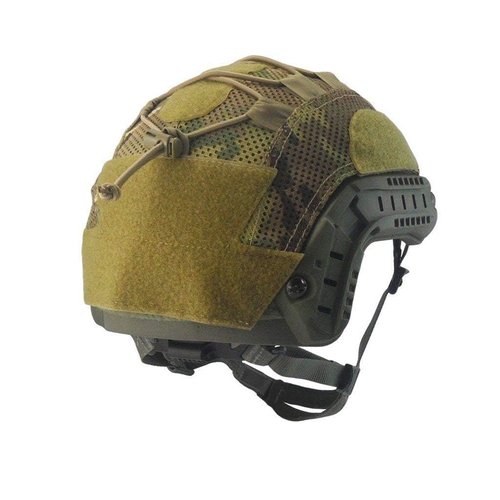 Mesh Helmet Cover for Ops-Core Fast Carbon Bump and XP Helmets (Black, Large)