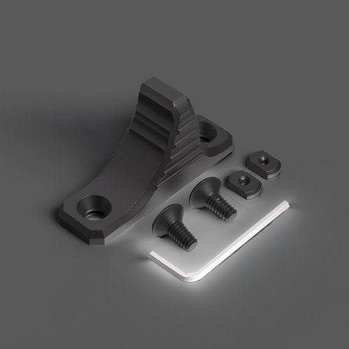 Metal Door Barricade Stopper - Durable Outdoor Door Stop in Sleek Black Finish