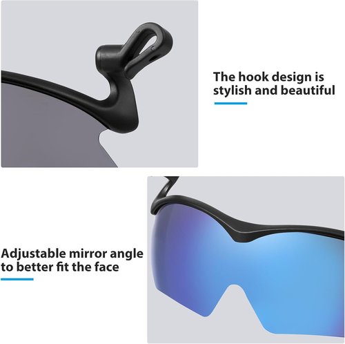DEECOZY Polarized Outdoor Sunglasses - UV400 Protection for Men & Women | Ideal for Fishing, Cycling, Hiking