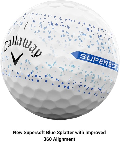 Callaway Golf Supersoft Golf Balls - Exceptional Distance & Soft Feel | 2023 Edition