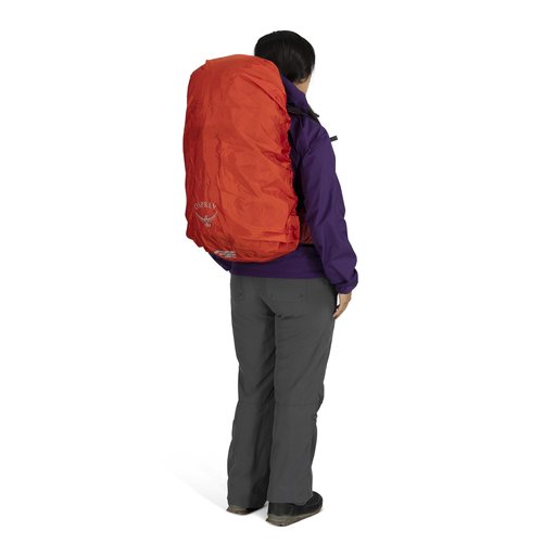 Osprey Hivis Reflective Commuter Bag Raincover, Mars Orange, Small