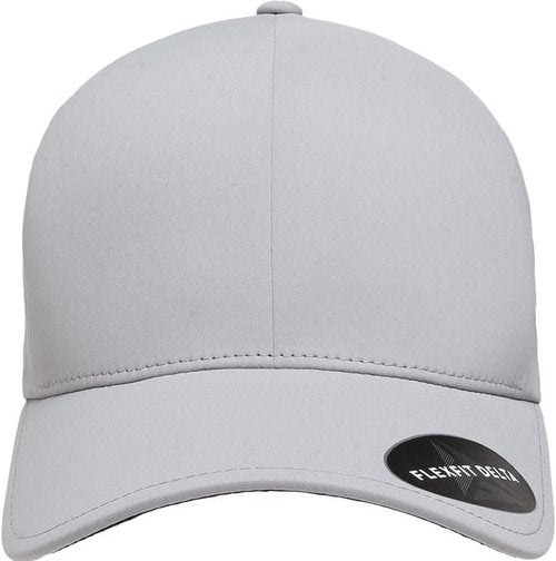 Flexfit Men's Delta Seamless Baseball Cap - Silver | Comfortable Fit, Large-X-Large Size