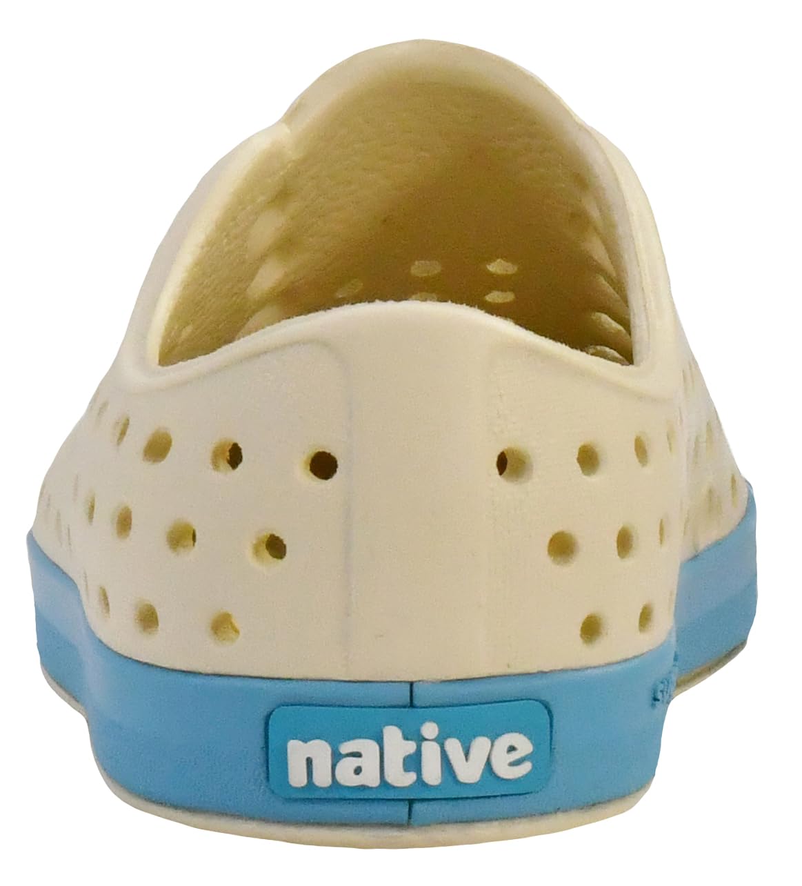 Native Shoes Unisex-Kids Jefferson Sneakers, Bone White/Aquarius Blue, 6 Big Kid