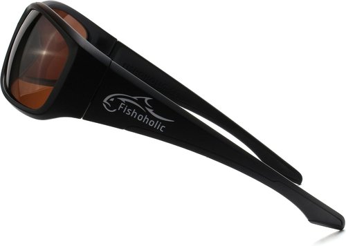 Fishoholic Pro Series Polarized Fishing Sunglasses - UV400 Protection for Ultimate Comfort