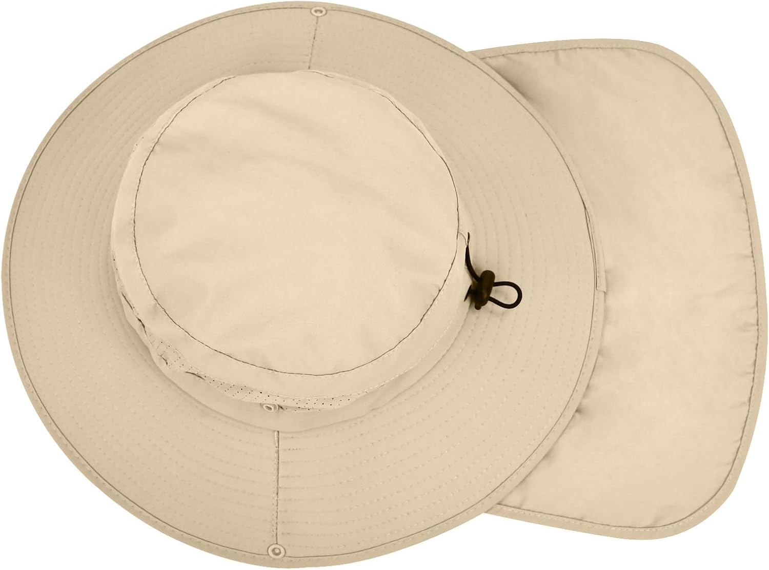 Sun Hats | UPF 50+ Protection Safari Hat for Men & Women - Wide Brim Fishing Hat with Neck Flap