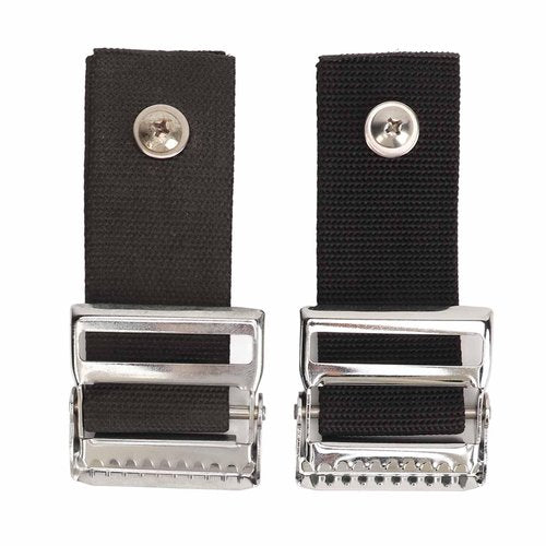 KIMISS 2pcs Cart Bag Rack Strap Buckle Cart Bag Strap Buckle Universal Adjustable Stainless Steel Bag Holder Bracket Buckle Replacement for E Z