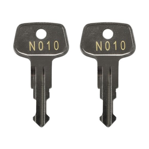 N010 Thule Replacement Keys,Thule Series Frame Key,Replacement Keys for Thule Ski, Roof,Cargo Box, Carrier Racks and Crossbars[Code N010 or N010R-010R]
