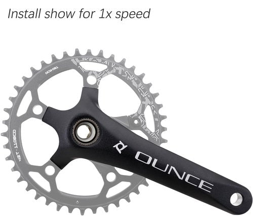 DJC Prowheel Road Bike crankset 110bcd Build-in Spindle Hollow tech and BSA Bottom Bracket 170mm 172.5mm (170mm Length)