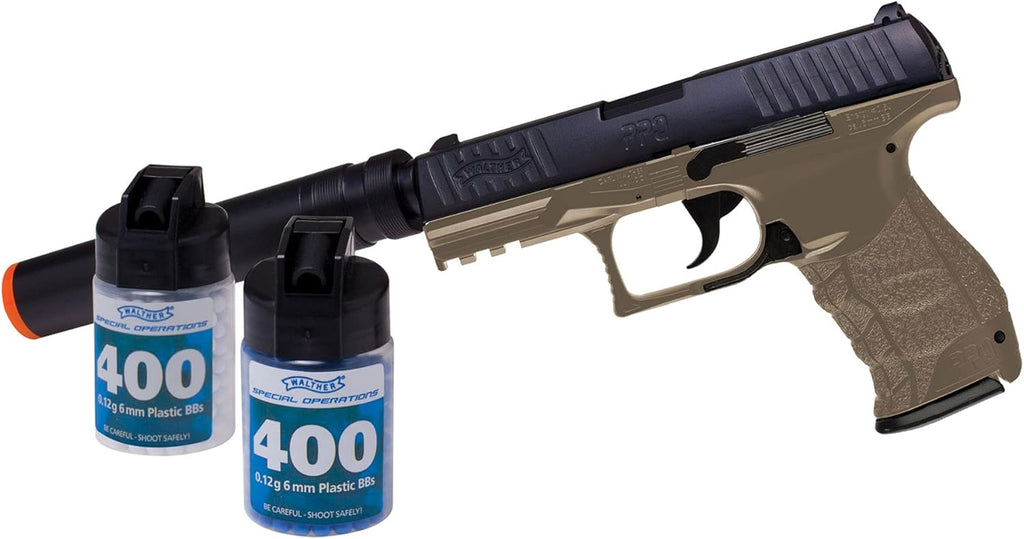 Umarex Walther PPQ Airsoft Gun - Realistic 6mm BB Pistol for Ultimate Shooting Fun