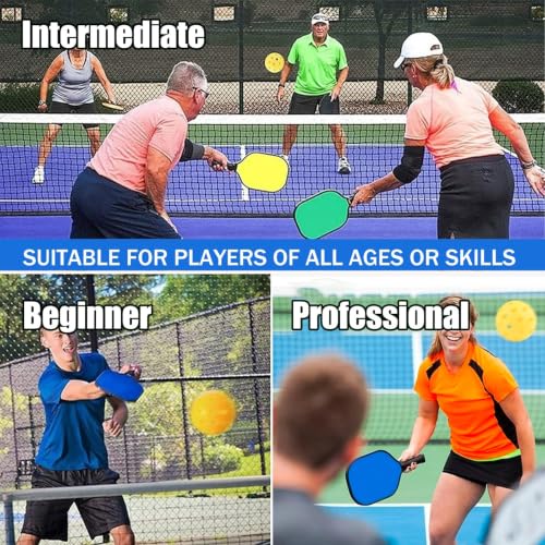 Magicorange Multicolour Pickleball Balls 100 Pack - USAPA Approved Outdoor Balls with 40 Holes