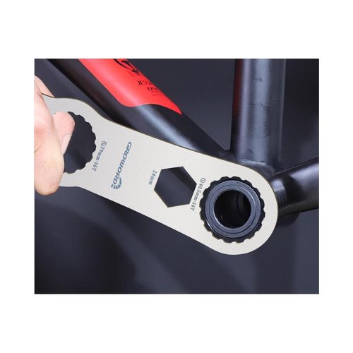 groword Multi -function Bottom Bracket Wrench，Suitable for BB wrench in 39 40.5 44mm outer diameter，16 Notch