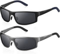 Skiennix Unbreakable Polarized Sports Sunglasses - Scratch & Seawater-Proof Lens, Aluminum Frame