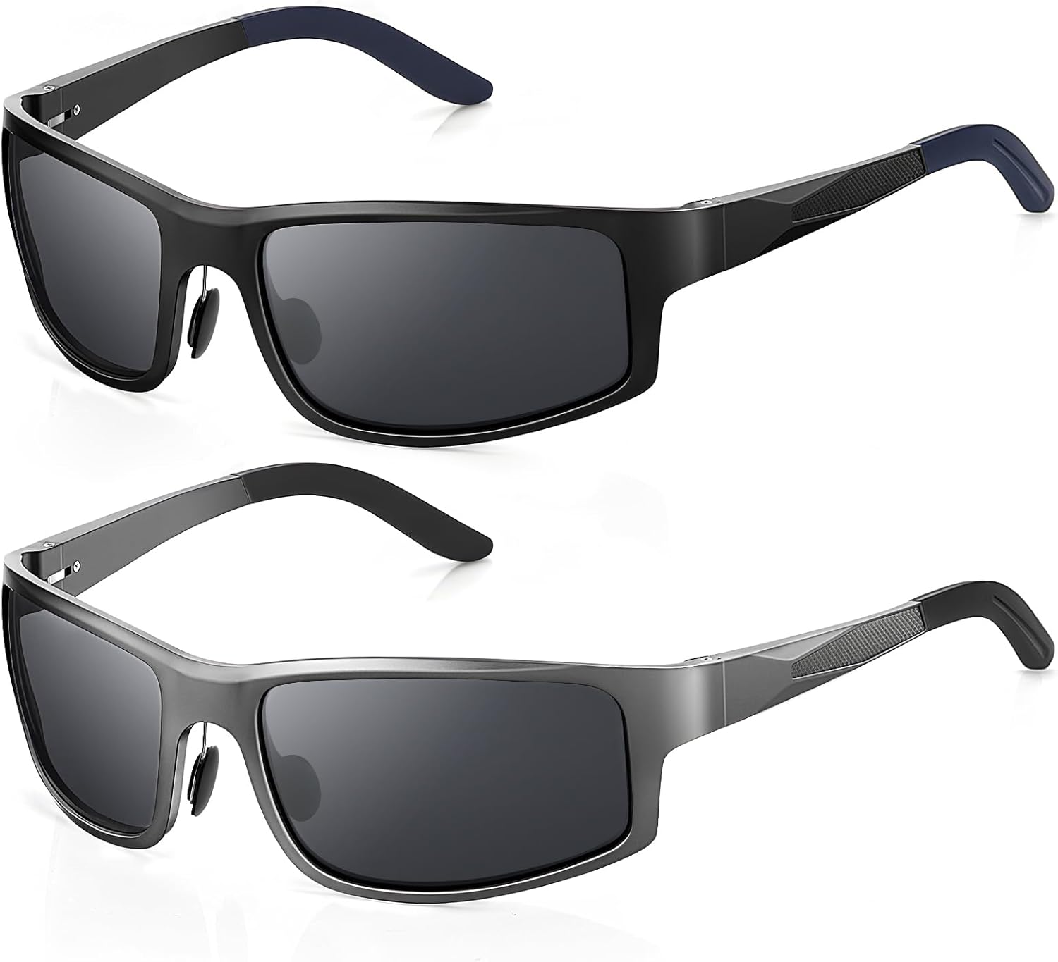 Skiennix Unbreakable Polarized Sports Sunglasses - Scratch & Seawater-Proof Lens, Aluminum Frame