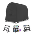 Weight Rack Cover for Home Gym Dumbbells Squat Rack Cover A-Frame Dumbbell Rack - Waterproof and Dustproof Oxford Cloth for Home Gym Dumbbell Set Brackets