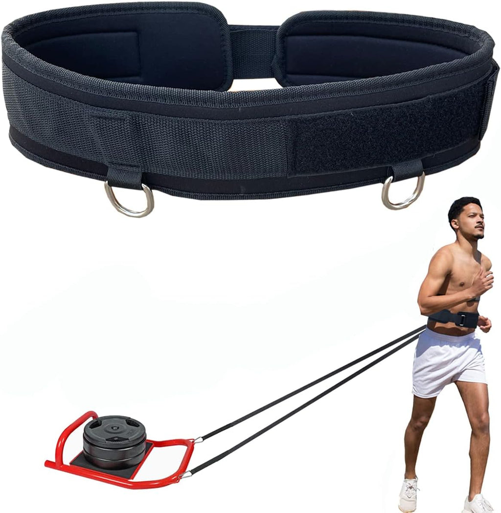 Skiennix Weighted Training Waist Belt - Enhance Strength & Agility | Perfect for Sled Pulling & Tire Drags