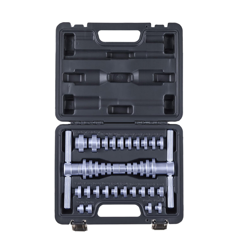 VEVOR Bicycle Bearing Press Kit, Bike for Wheels/Hub Bearing Installation with Bushings & Wrenches, Bike Soft Tail Frame Turning Point Hub Assembly Tool 25pcs