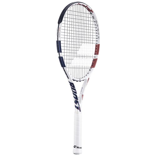 Babolat Boost Drive Strung Tennis Racquet, White (4 1/8" Grip)